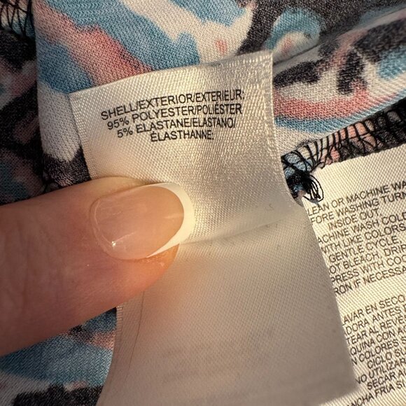 Pappagallo Tank Dress‎ Womens Size S Pineapple Print Stretch Tropical Sleeveless - Picture 5 of 7